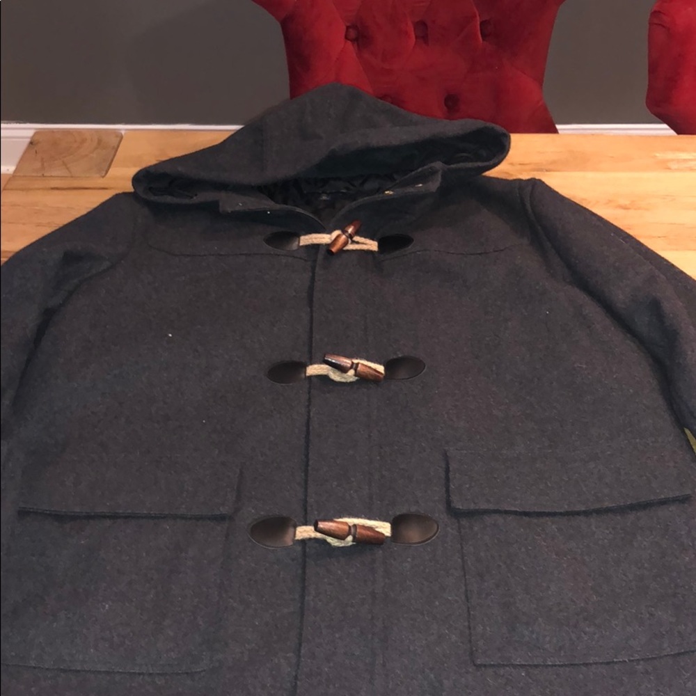 XL Charcoal Duffle Coat